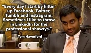 tom haverford linked in